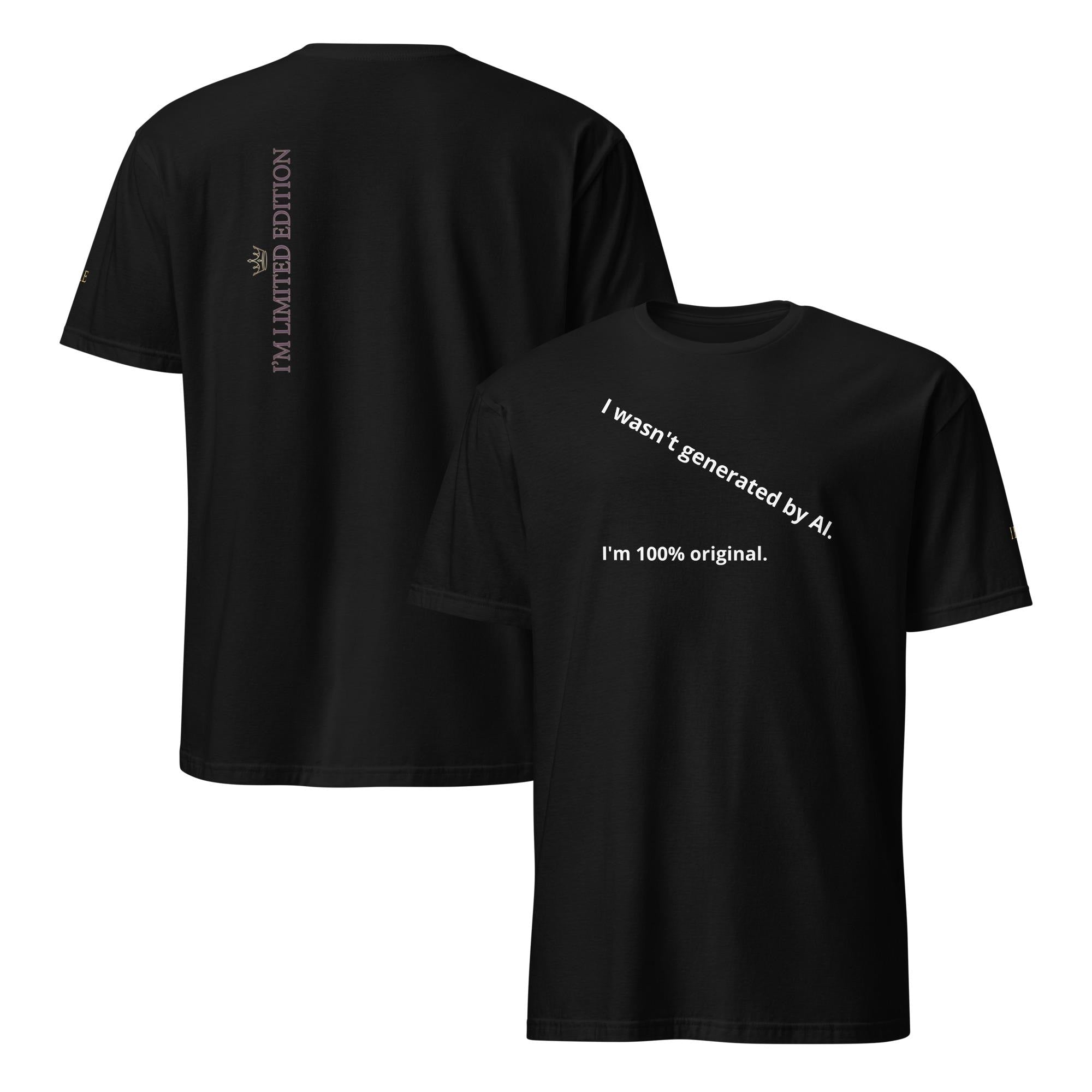 Maglietta unisex a maniche corte