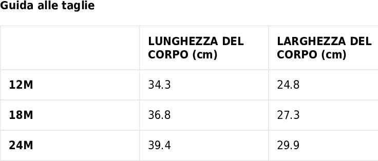 Tutina per neonato