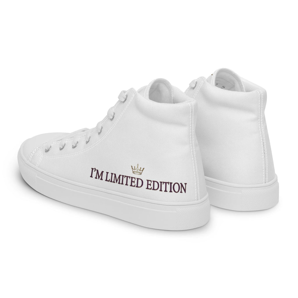 Sneakers alte in tela da uomo i'm limited edition