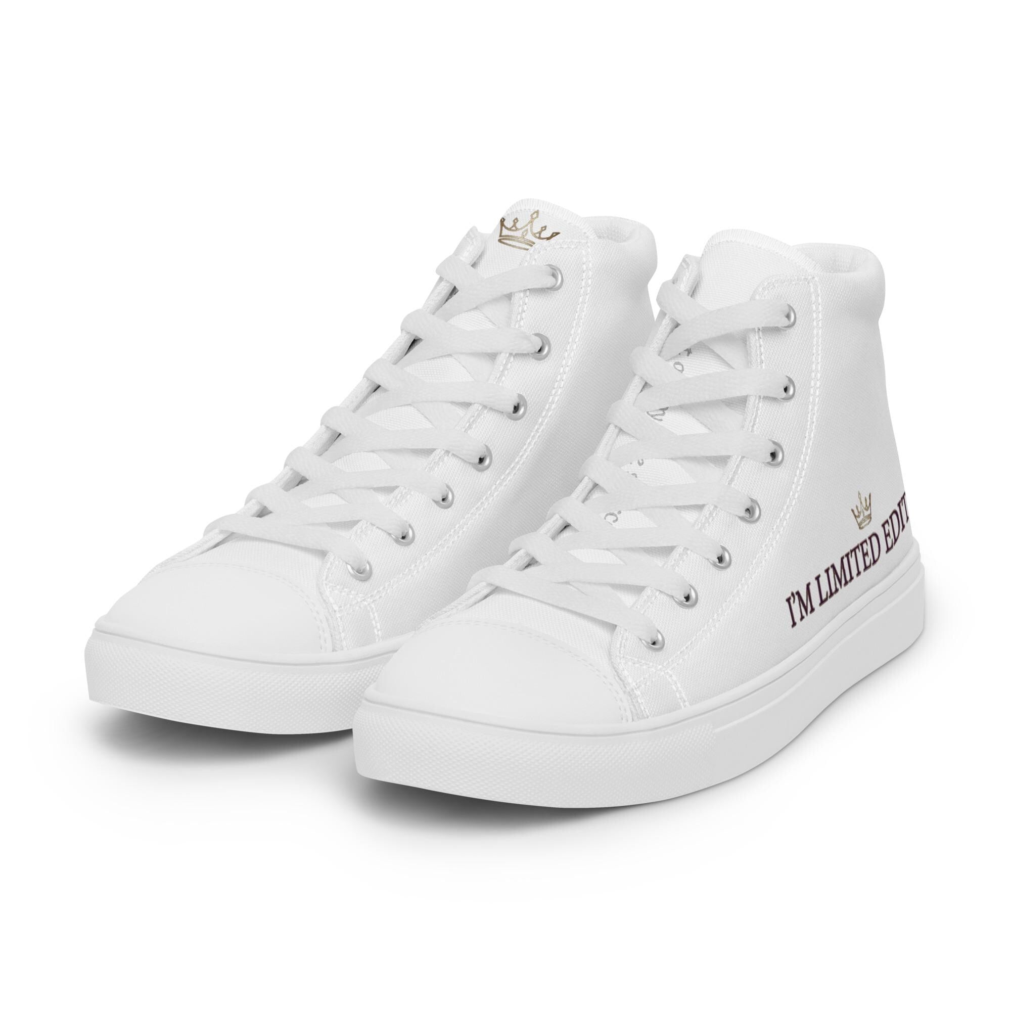 Sneakers alte in tela da uomo i'm limited edition