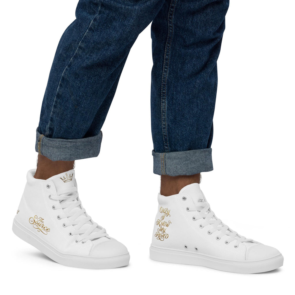 Sneakers alte in tela da uomo i'm limited edition